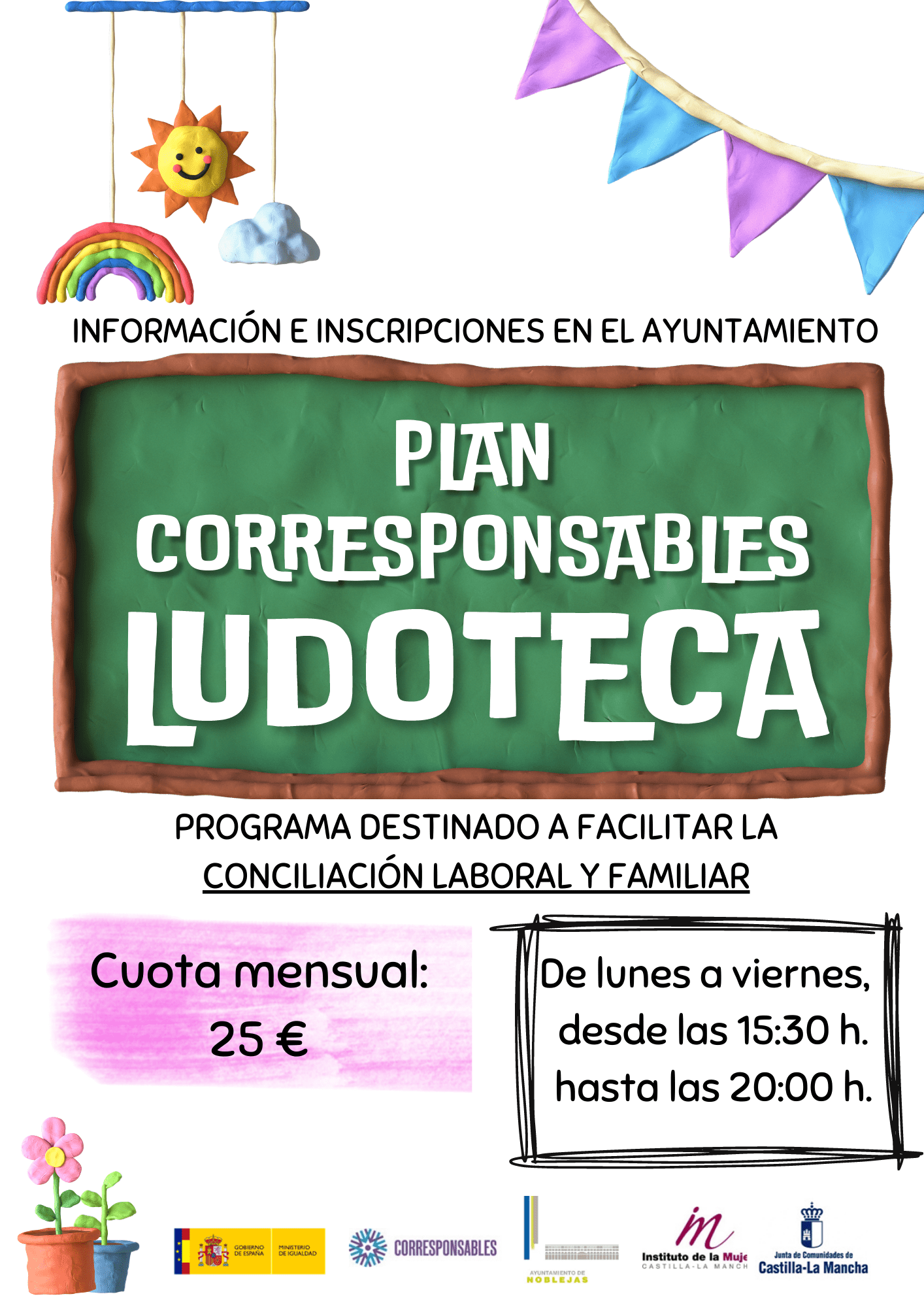 Cartel Ludoteca P. Corresponsables
