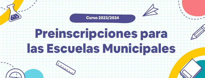 preinscripcion escuelas municipales 2023 2024