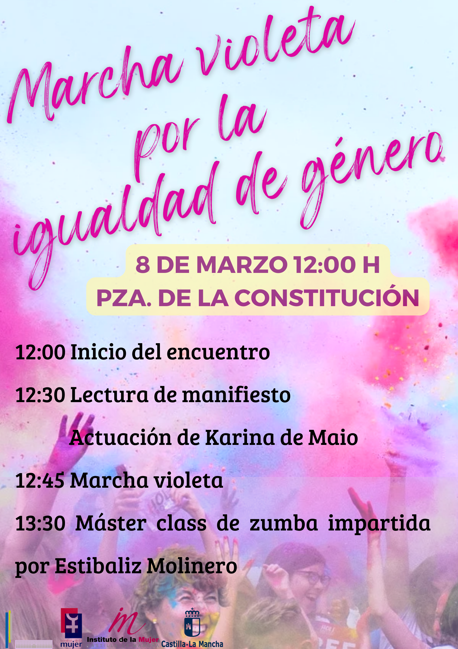 Cartel Marcha violeta