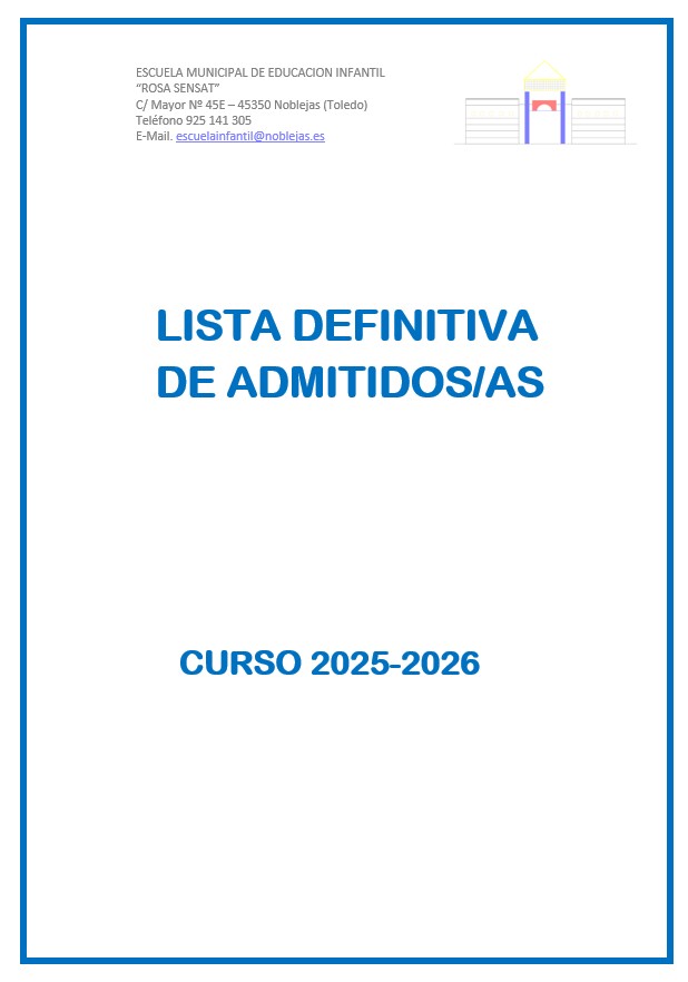 lista definitiva admitidos cartel 26