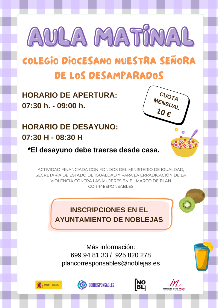 Aula matinal Diocesano