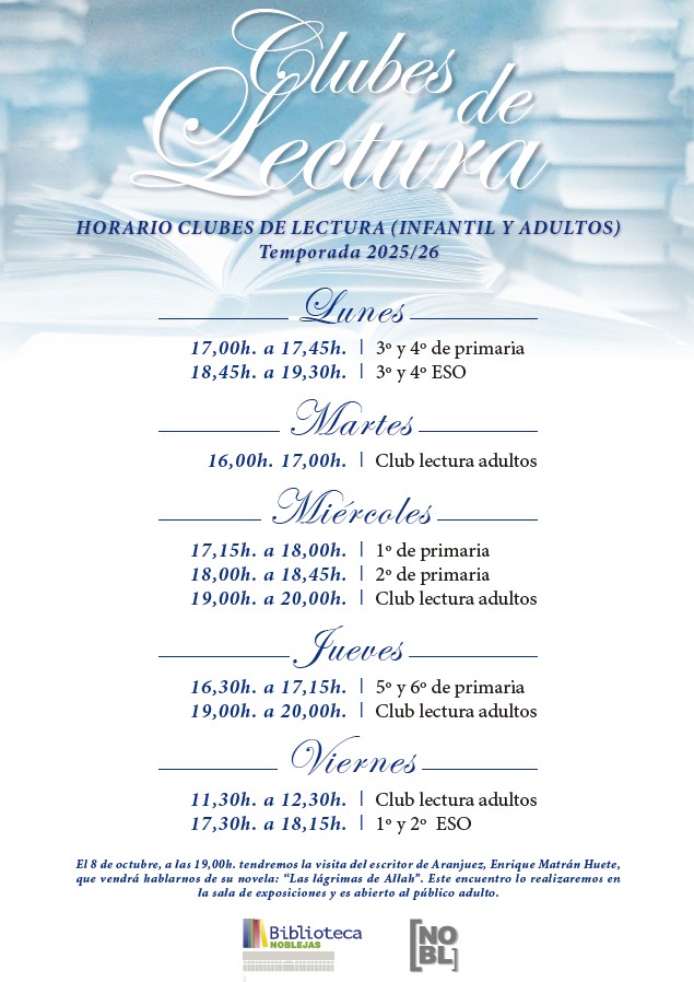 horario lectura 25