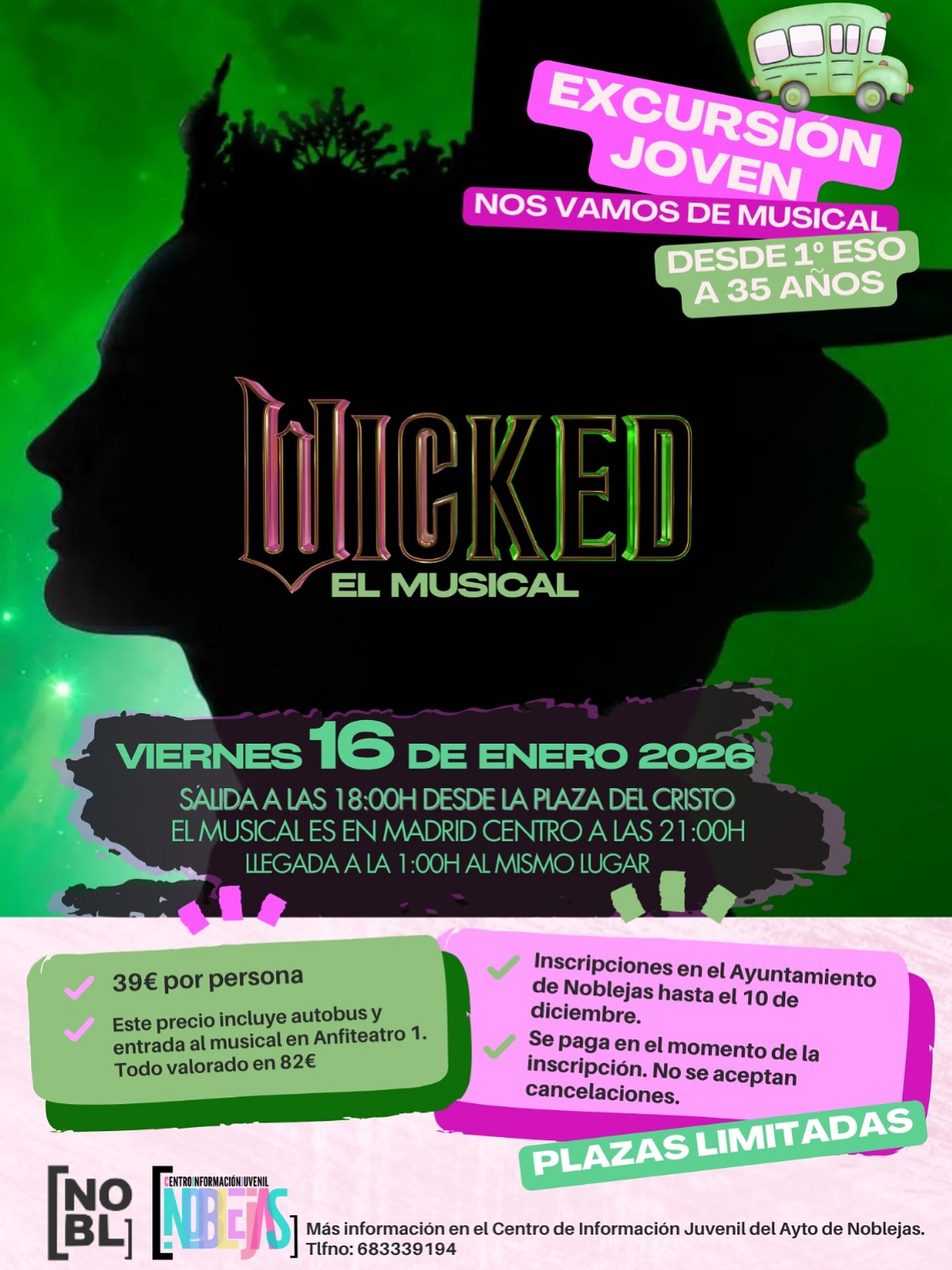 excursion joven musical wicked excursion joven musical wicked