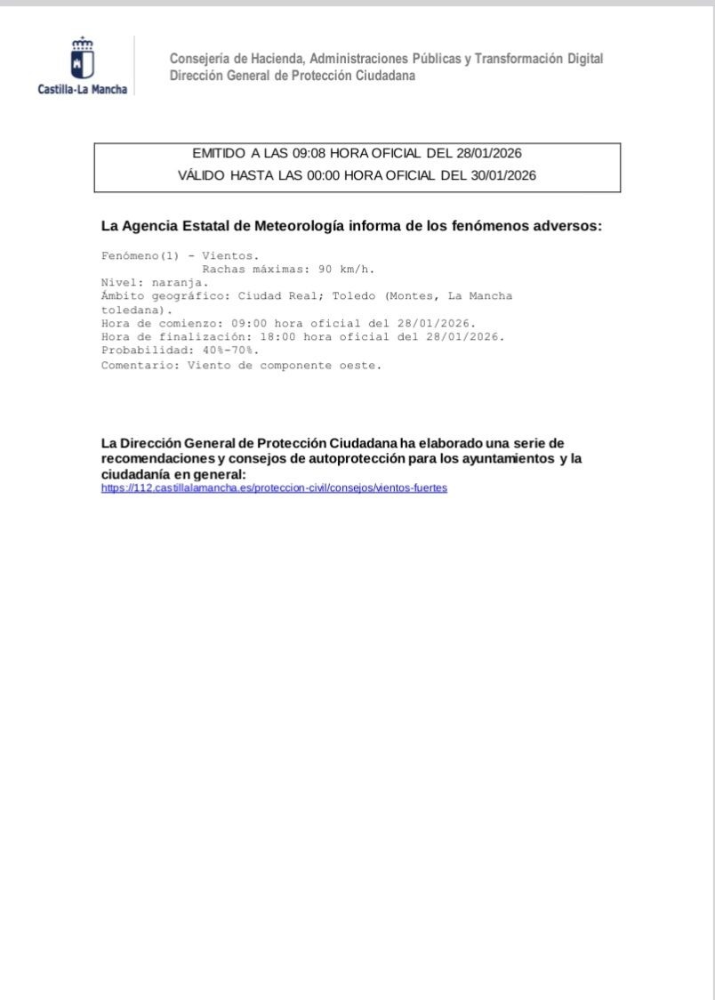 AEMET AVISO VIENTO AEMET AVISO VIENTO