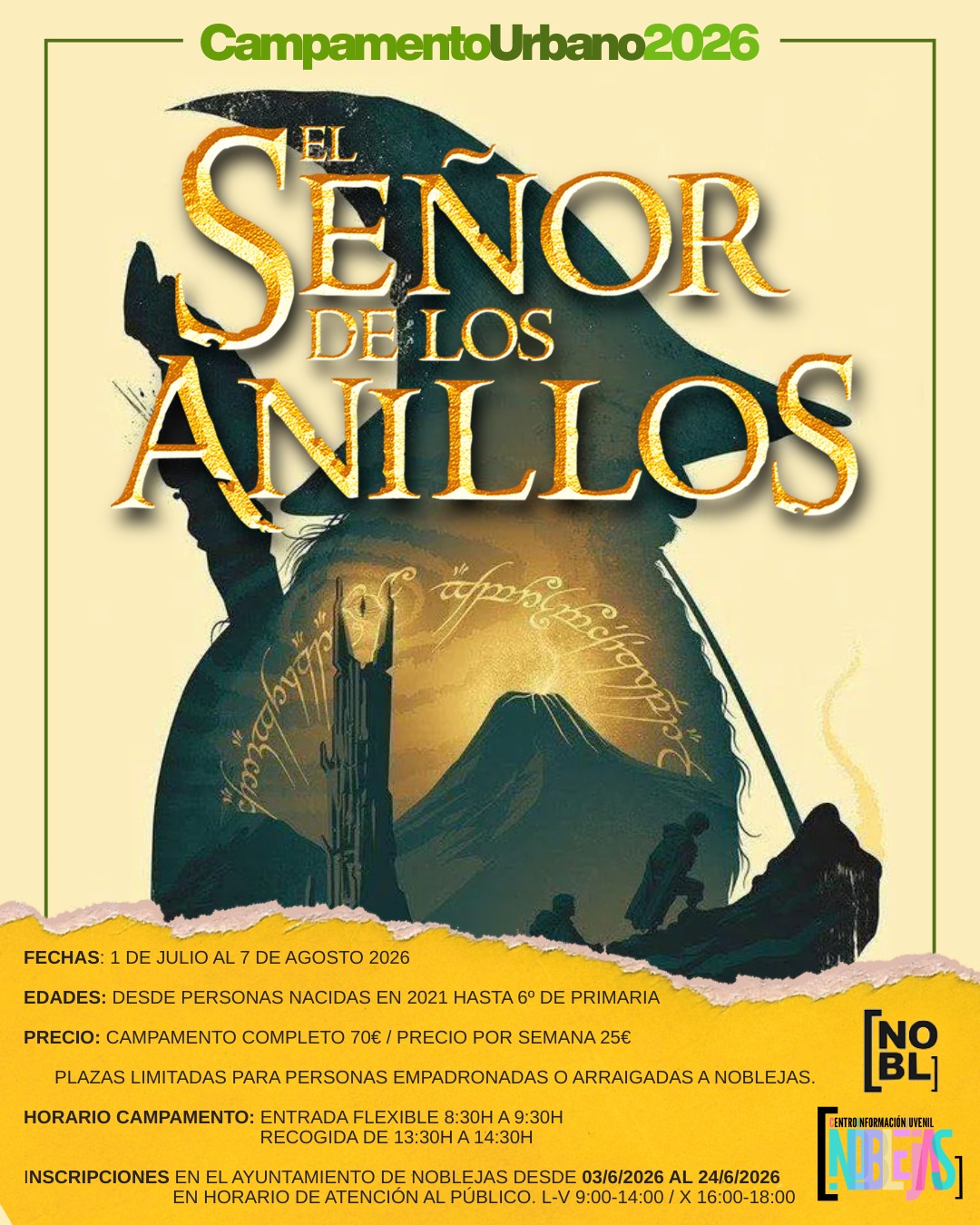 Campamento el Señor de los Anillos Noblejas Campamento el Señor de los Anillos Noblejas