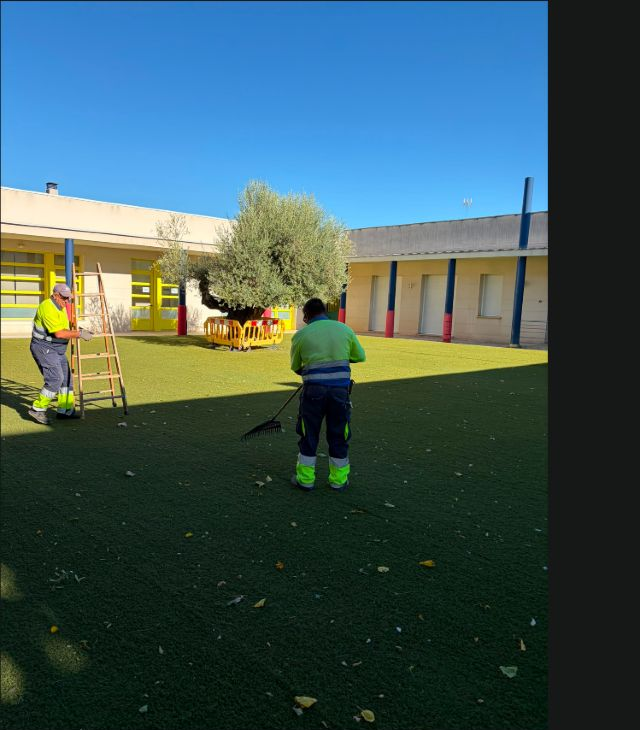Actuaciones del Plan Municipal de Mejora y Mantenimiento de Centros Educativos de Noblejas