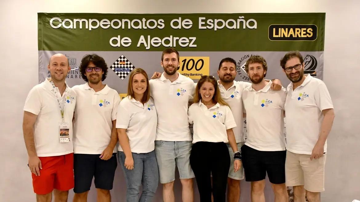 Equipo A del Club Ajedrez Noblejas en el Campeonato de España de Segunda División Sur