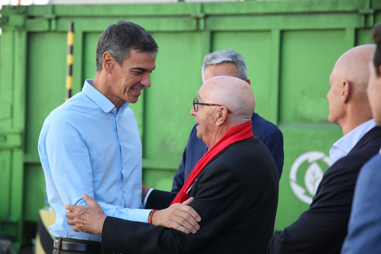 Encuentro con trabajadores en Noblejas