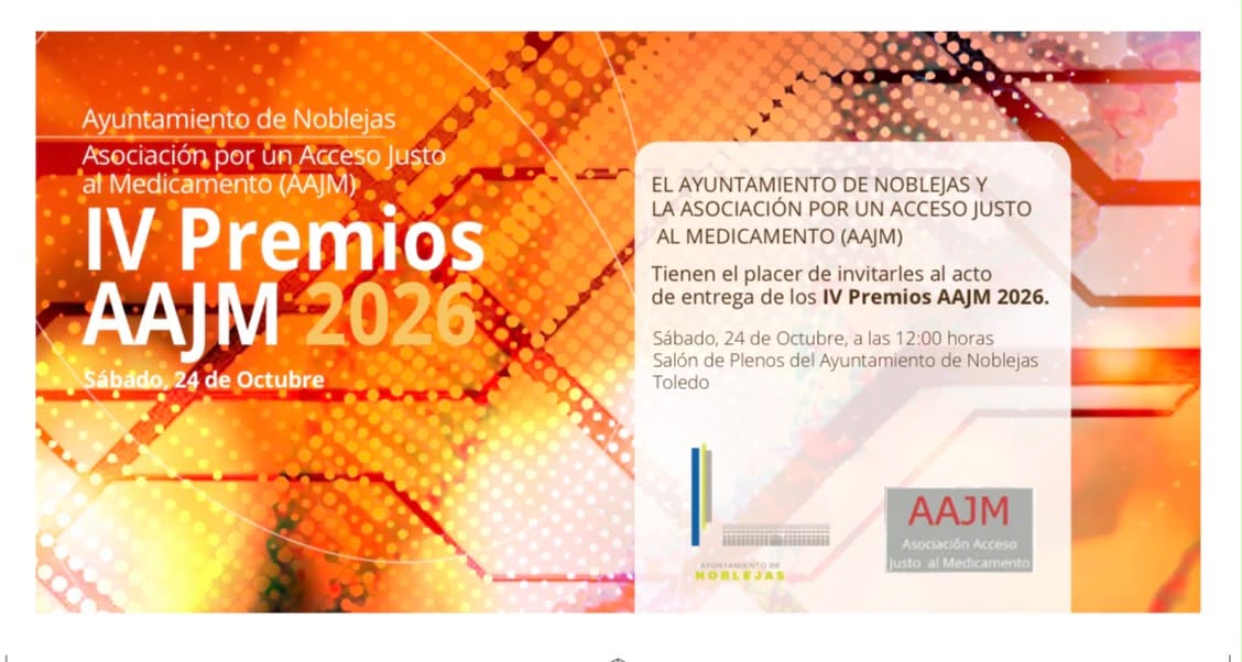 Cartel de los IV Premios AAJM 2026 en Noblejas