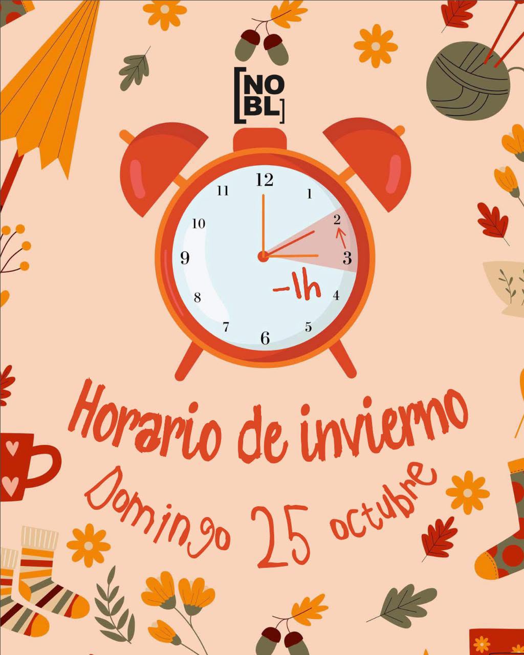 Cambio al horario de invierno: a las 3:00 serán las 2:00